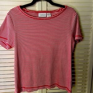 Liz Claiborne striped tee